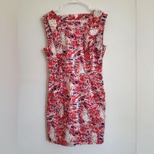 Plenty by Tracy Reese City Print Pink Sleeveless Dress Size 6